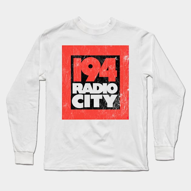 194 Radio City / Liverpool 80s Radio Station Long Sleeve T-Shirt by CultOfRomance